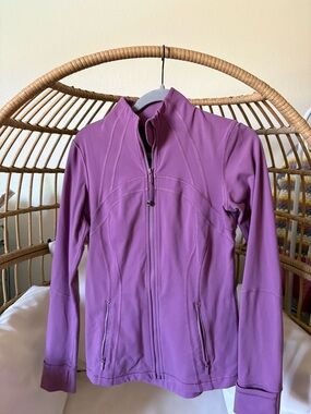 Women’s Purple Zip-Up Define Jacket